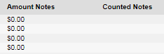 7. Amount Notes + Counted Notes