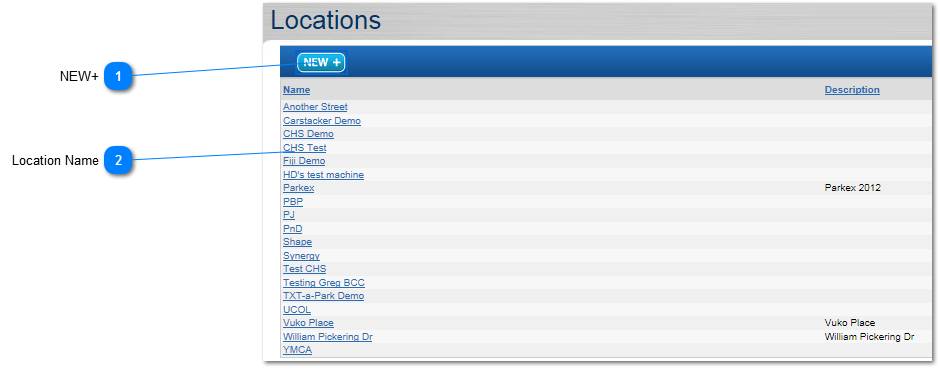 Edit Locations